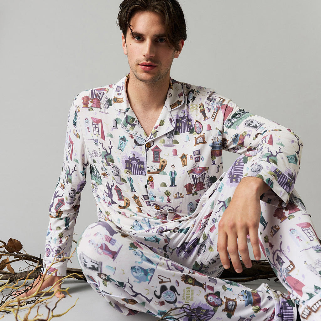Disney The Haunted Mansion Men's Luxe Pajama Pant Set