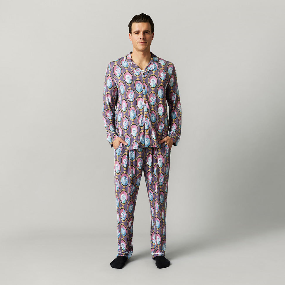 Disney Hitchhiking Ghosts Men's Luxe Pajama Pant Set