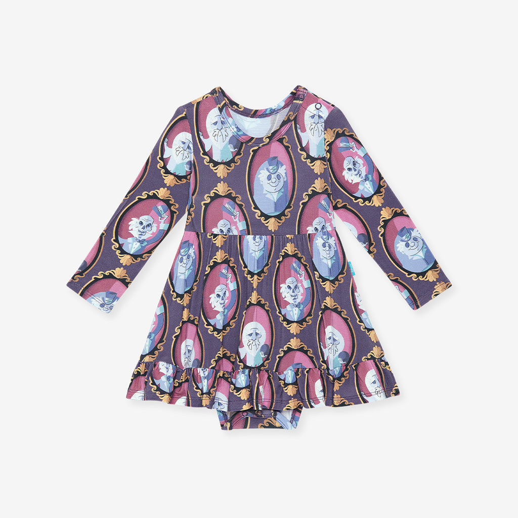 Disney Hitchhiking Ghosts Ruffled Bodysuit Dress