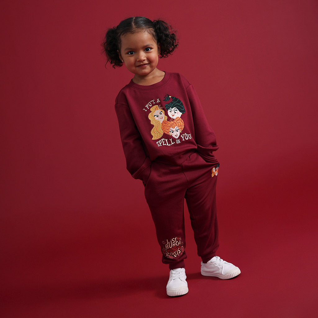 Disney Sanderson Sisters Fleece Graphic Sweatshirt Jogger Set