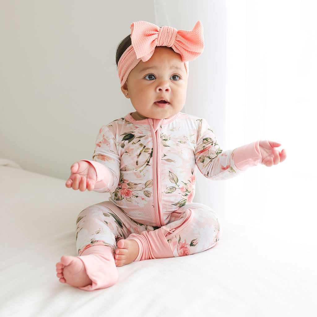 Vintage Pink Rose Convertible One Piece