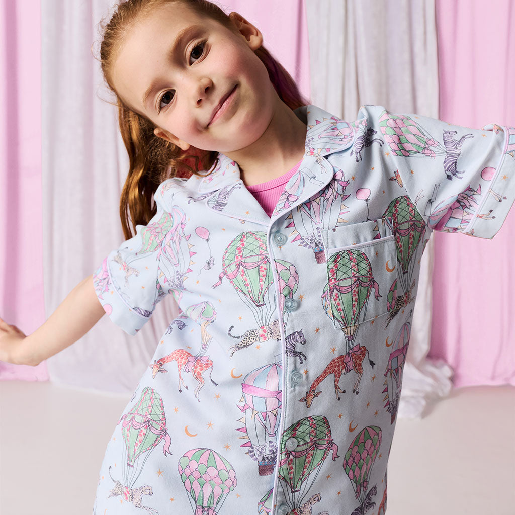Seraphina Twill Pajama Short Set