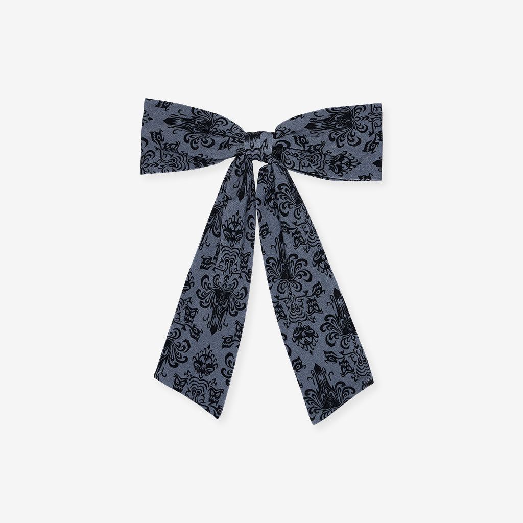 Disney The Haunted Mansion Wallpaper Luxe Bow Hair Clip
