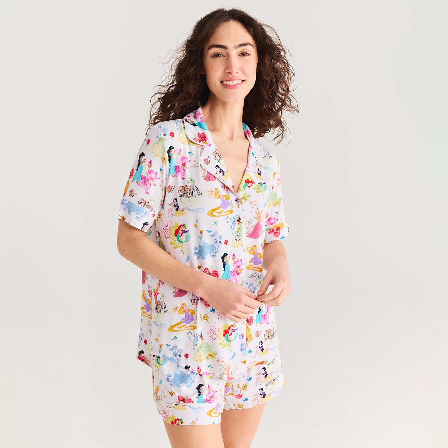 Disney Princess Ball Women's Luxe Pajama Short Set