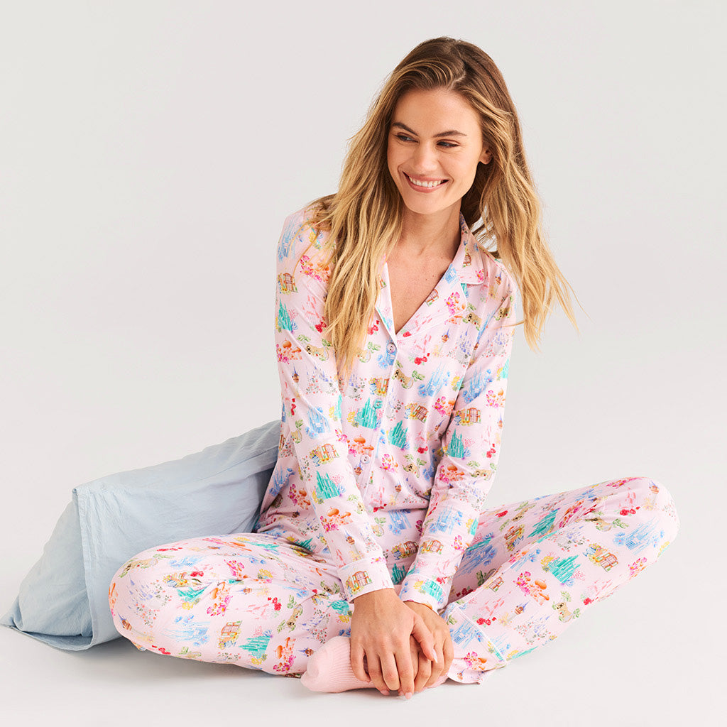 Disney Castles Women's Luxe Pajama Pant Set