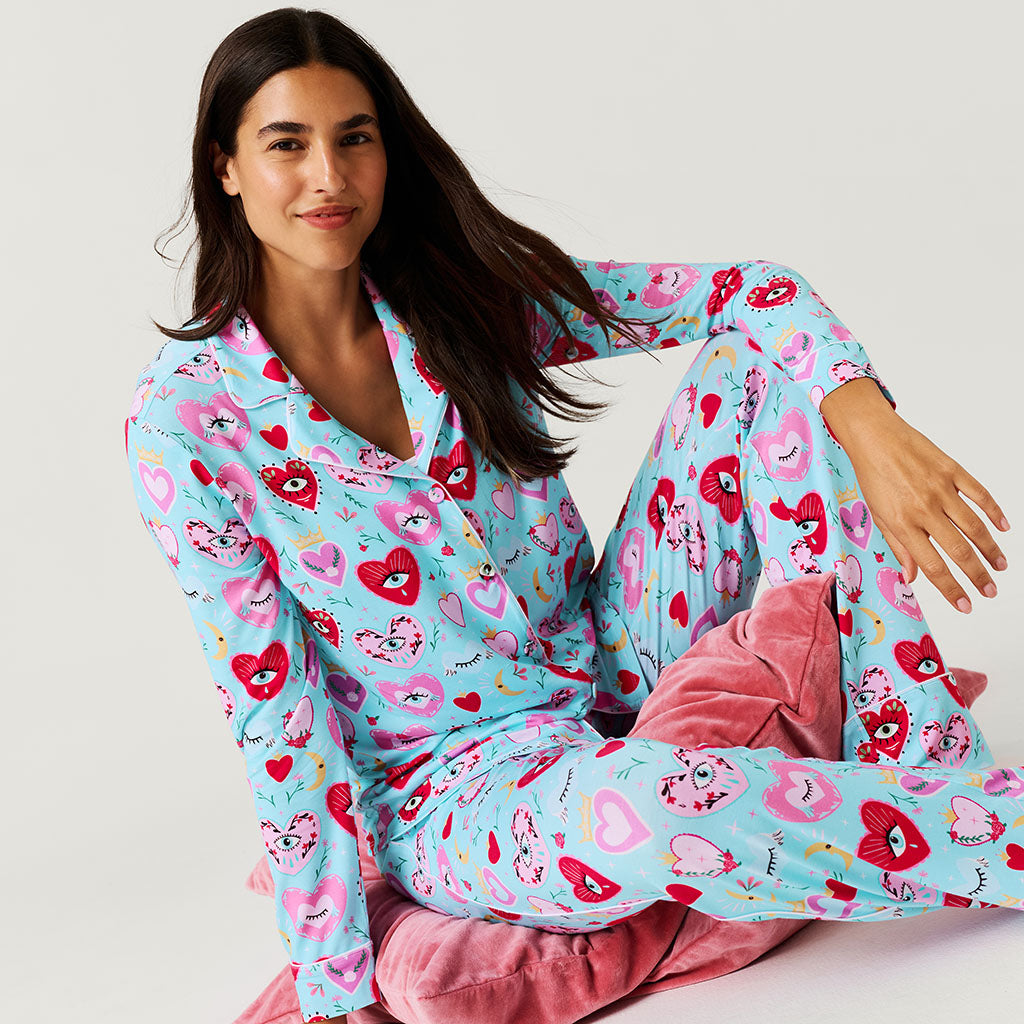 Sweet Fiona Women's Luxe Pajama Pant Set