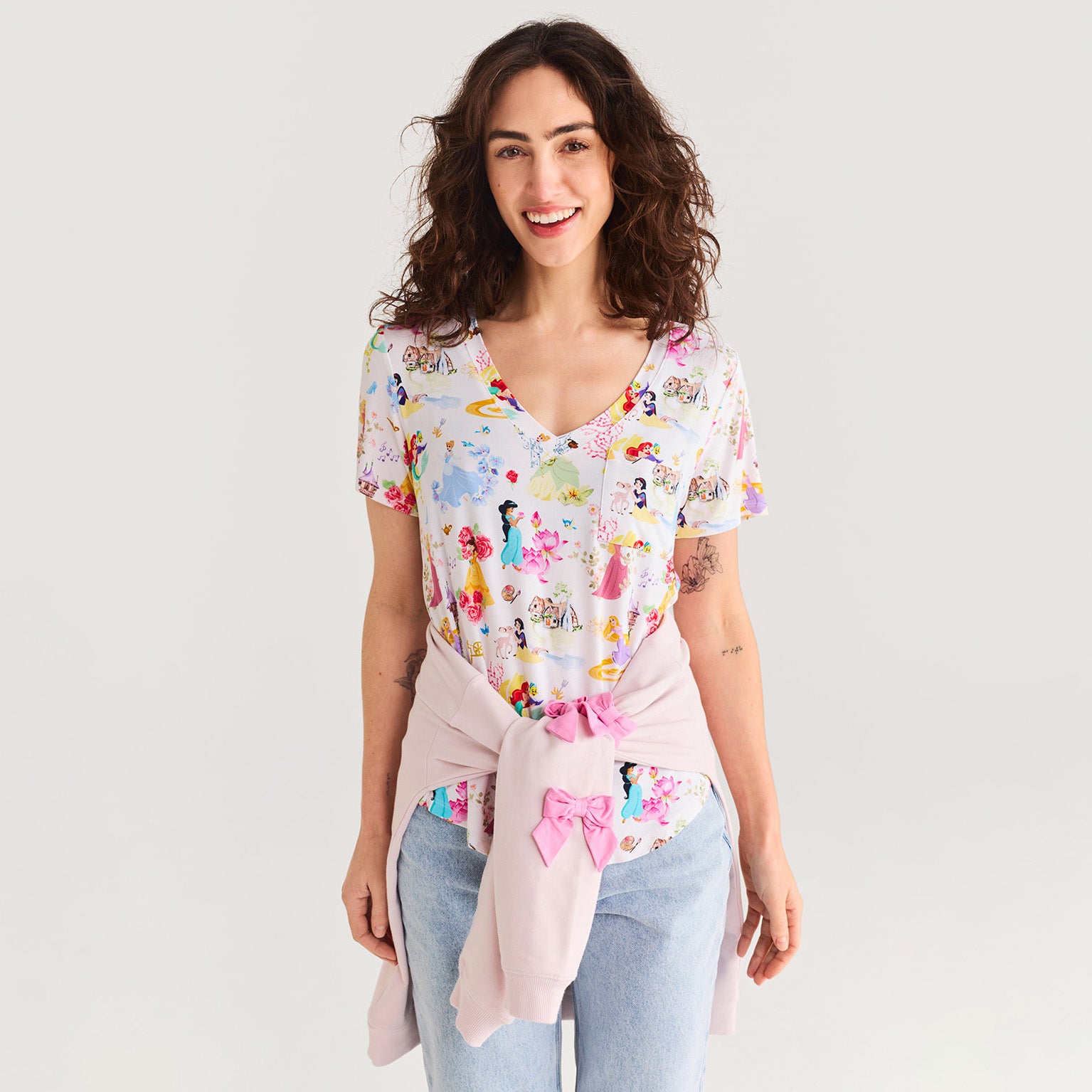 Disney Princess Ball Women's V-Neck Tee