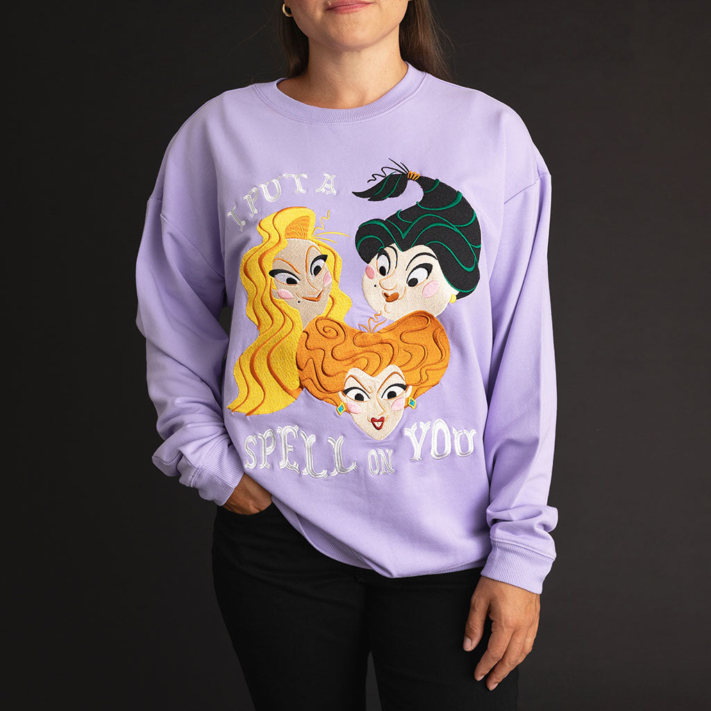 Disney Sisters Spell Women's Fleece Sweatshirt