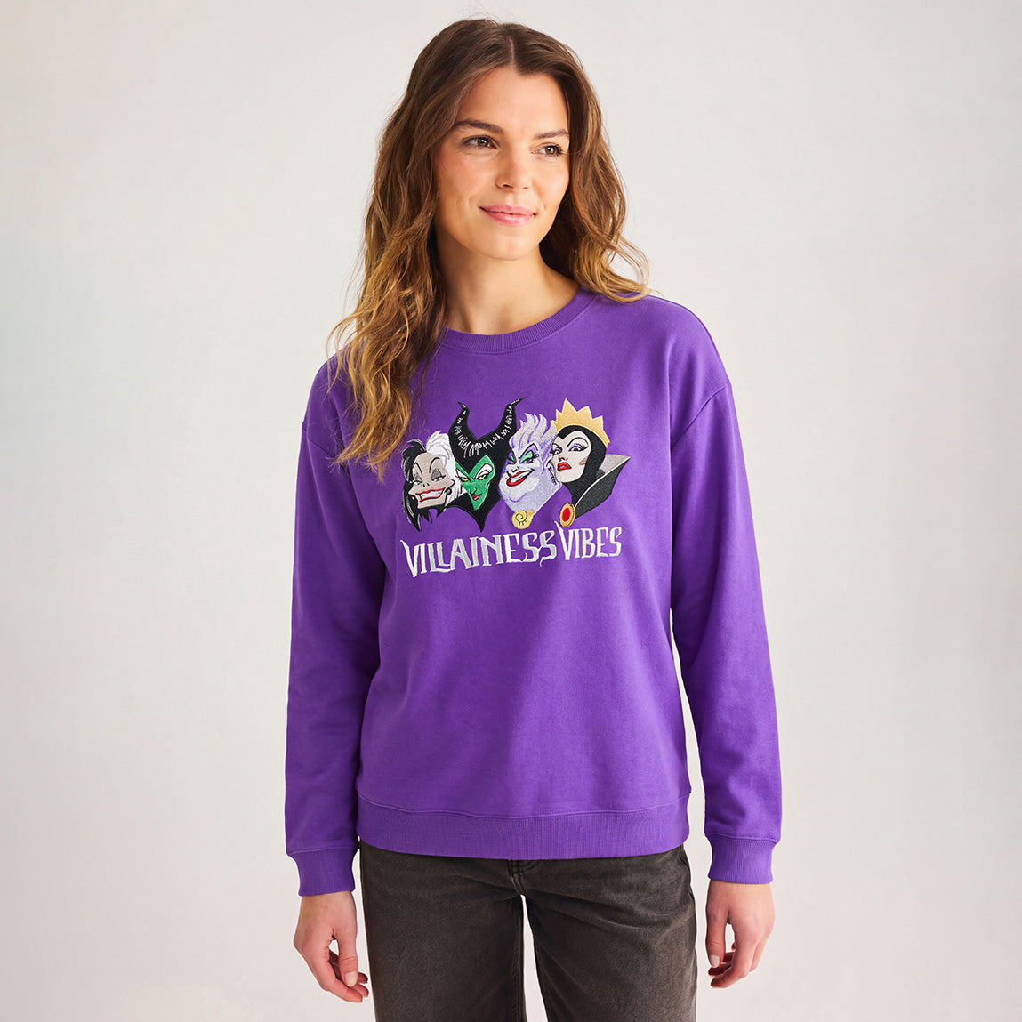 Disney Villainess Vibes Women's Fleece Sweatshirt