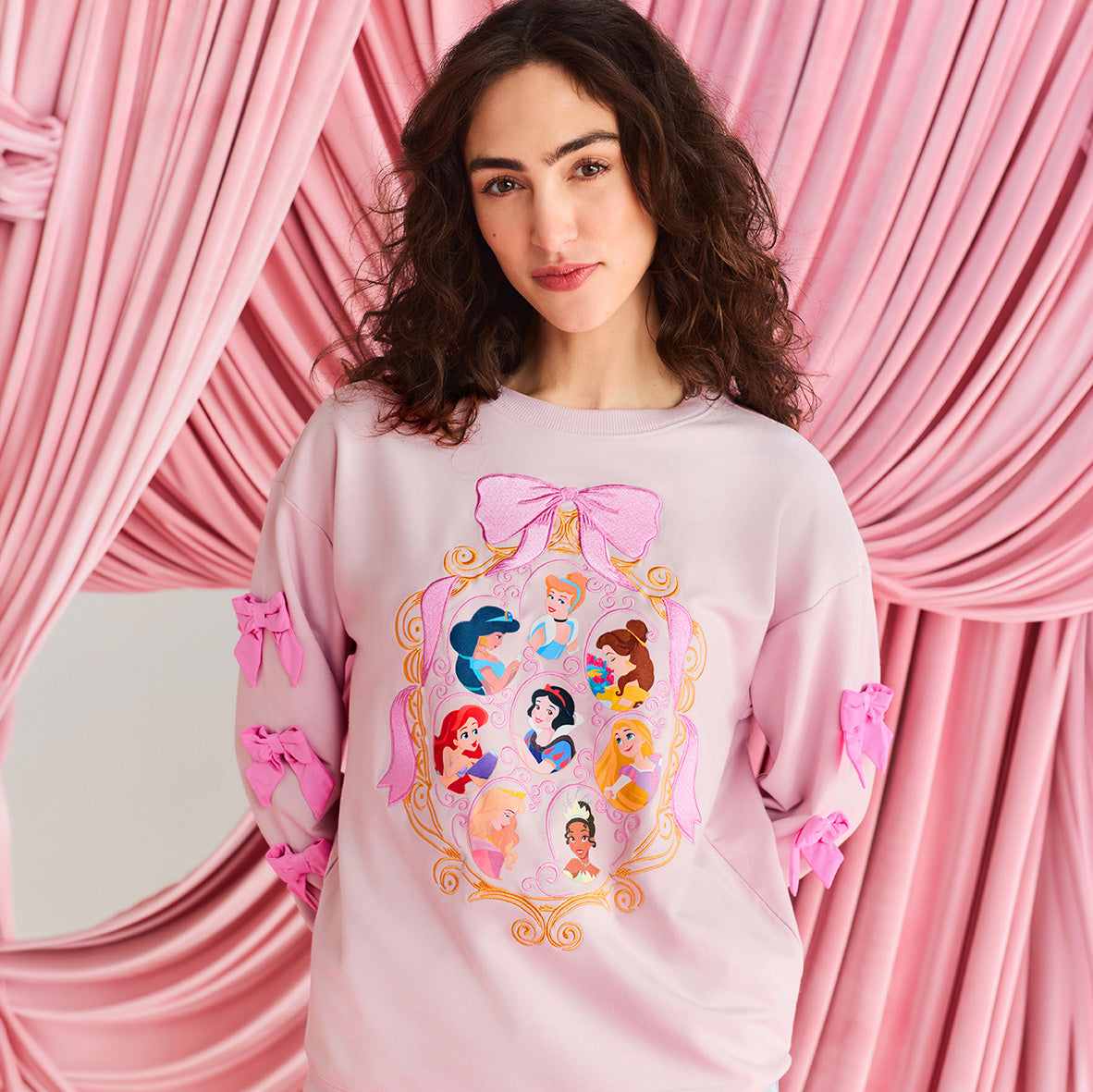 Disney Princess Women's Fleece Pullover Sweatshirt