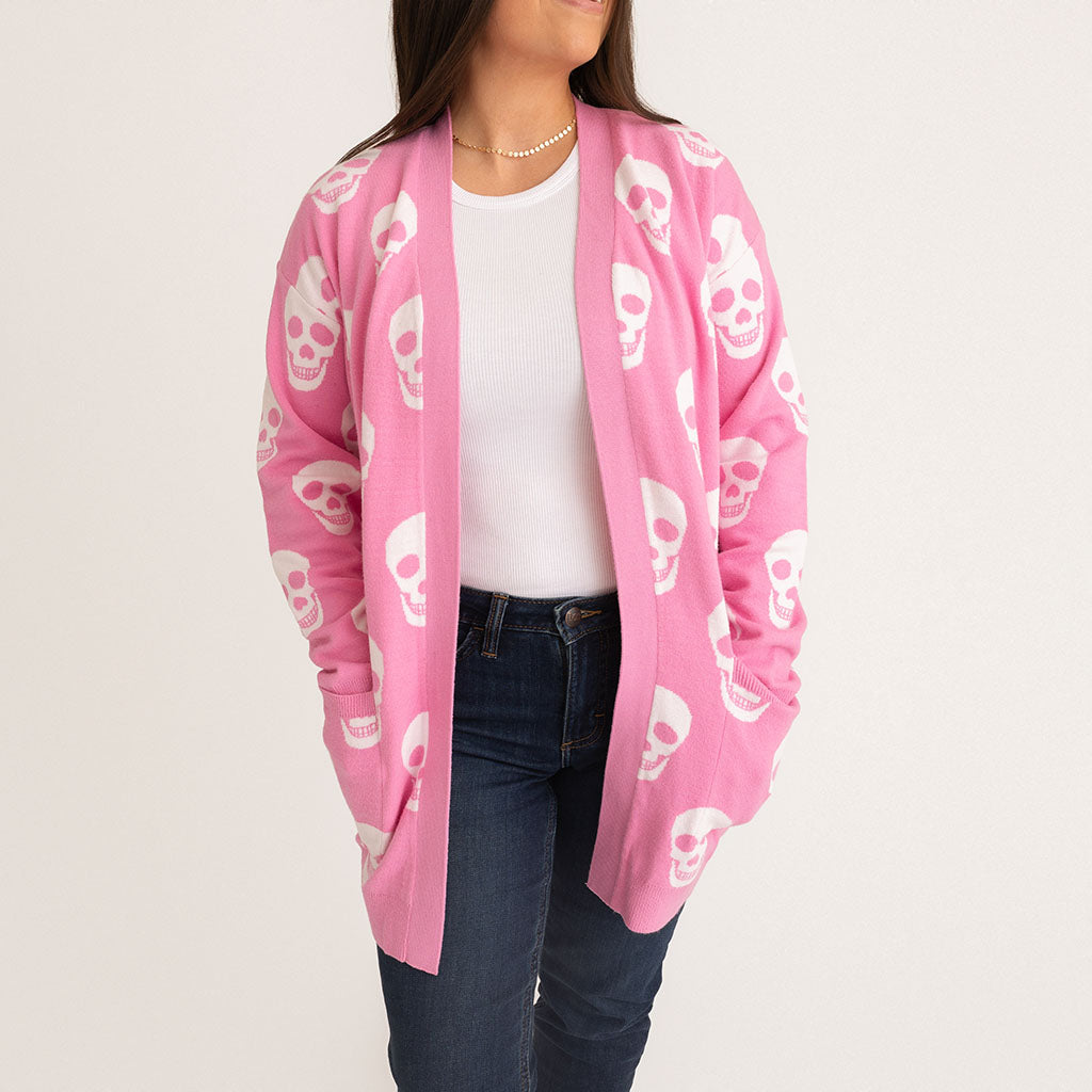 Posh Skelly Women's Jacquard Cardigan