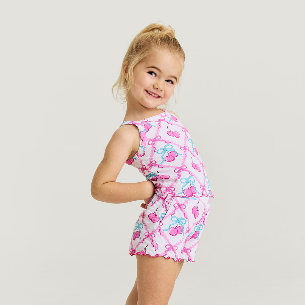 Amarena Lettuce Edge Cami Short Set