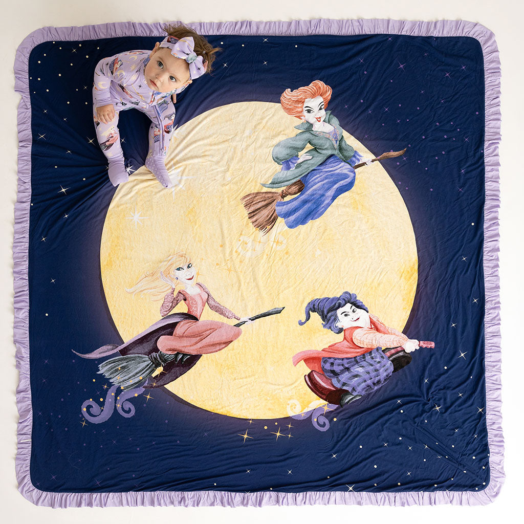 Disney Amok Amok Amok & Come, We Fly Ruffled Luxe Patoo® Blanket
