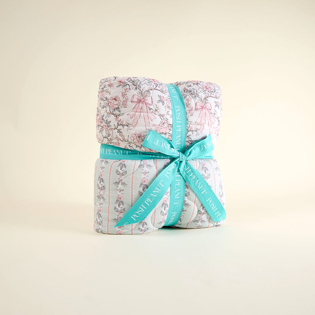 Irene & Susan Reversible Quilted Patoo® Blanket