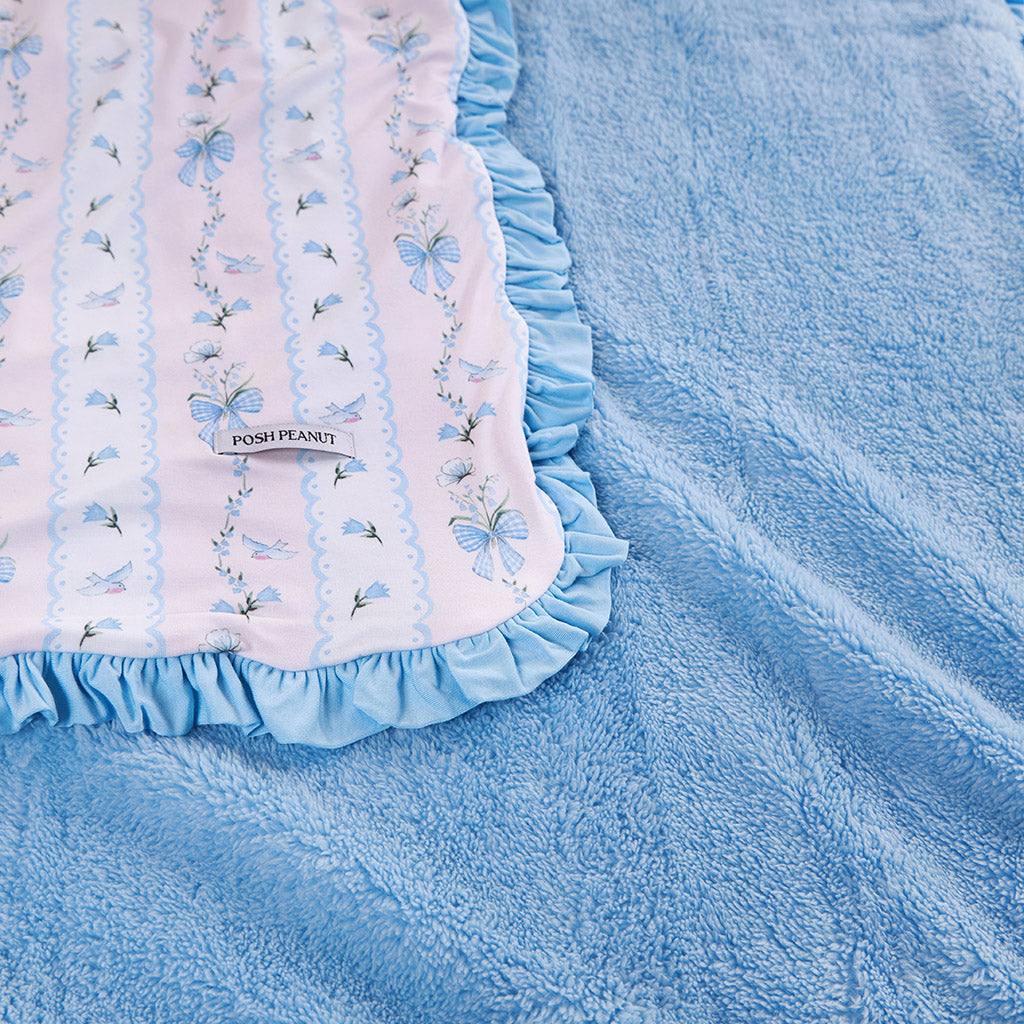 Blythe Ruffled Luxette Plush Patoo® Blanket