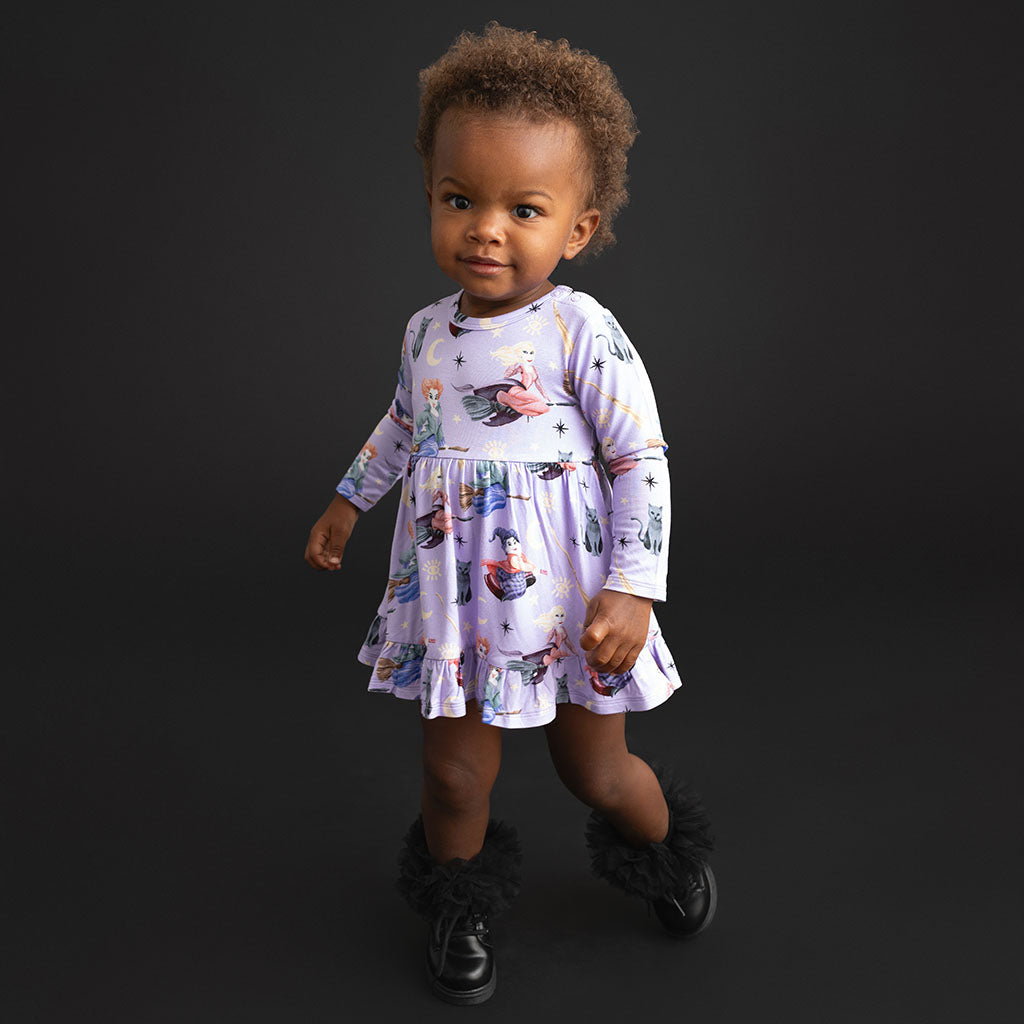Disney Amok Amok Amok Ruffled Bodysuit Dress