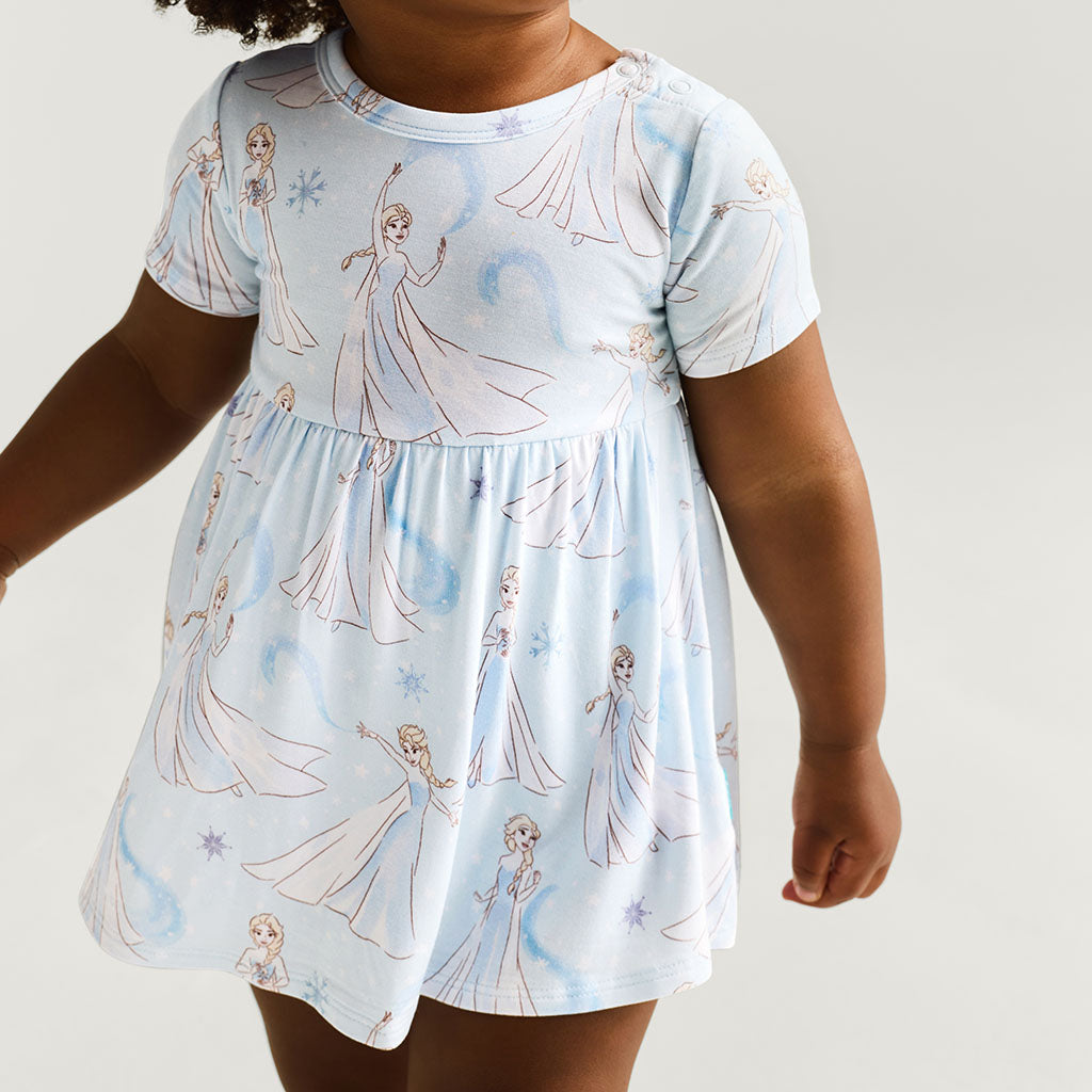 Disney Let It Go Criss-Cross Twirl Bodysuit Dress