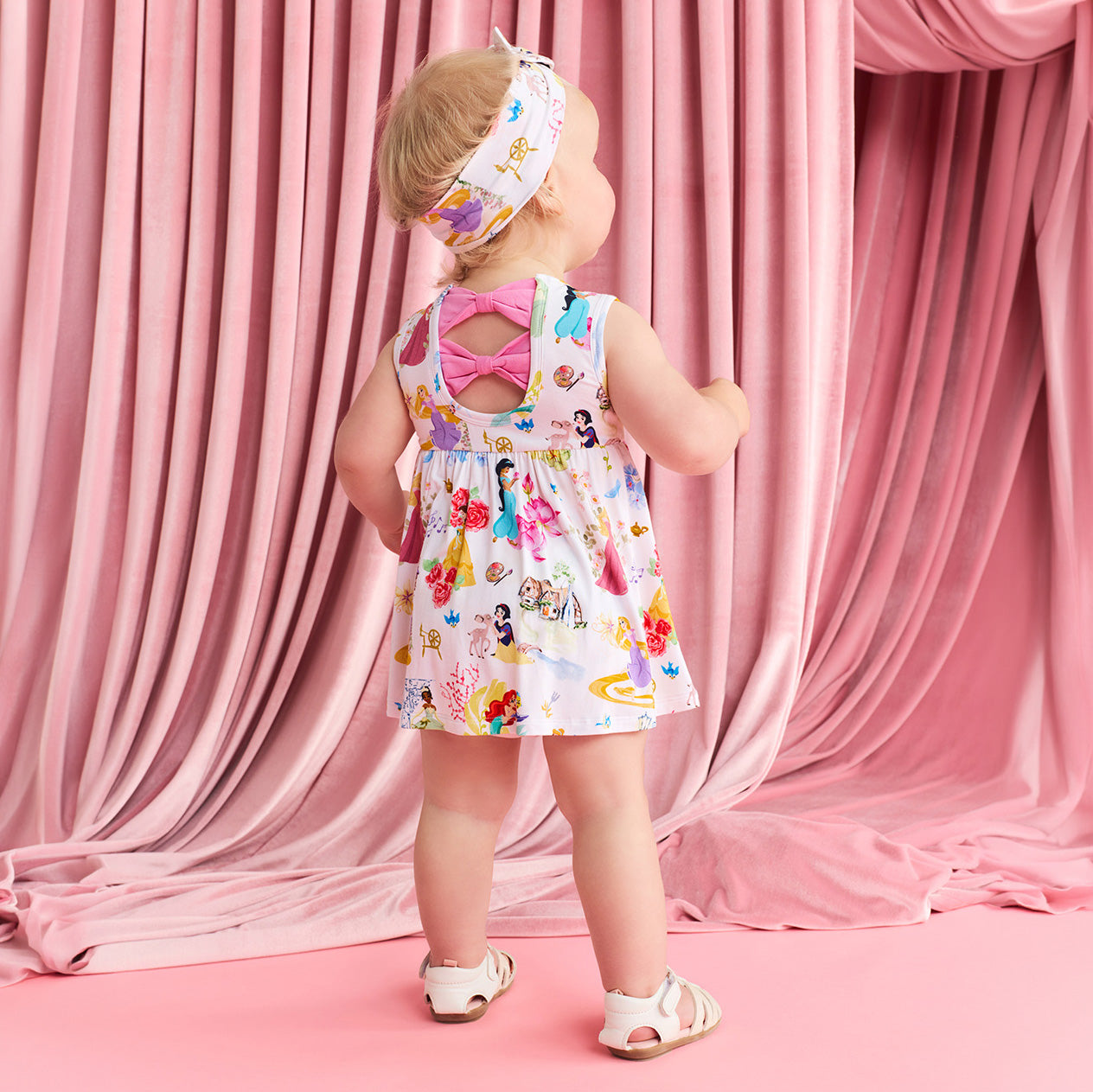 Disney Princess Ball Bow Back Bodysuit Dress