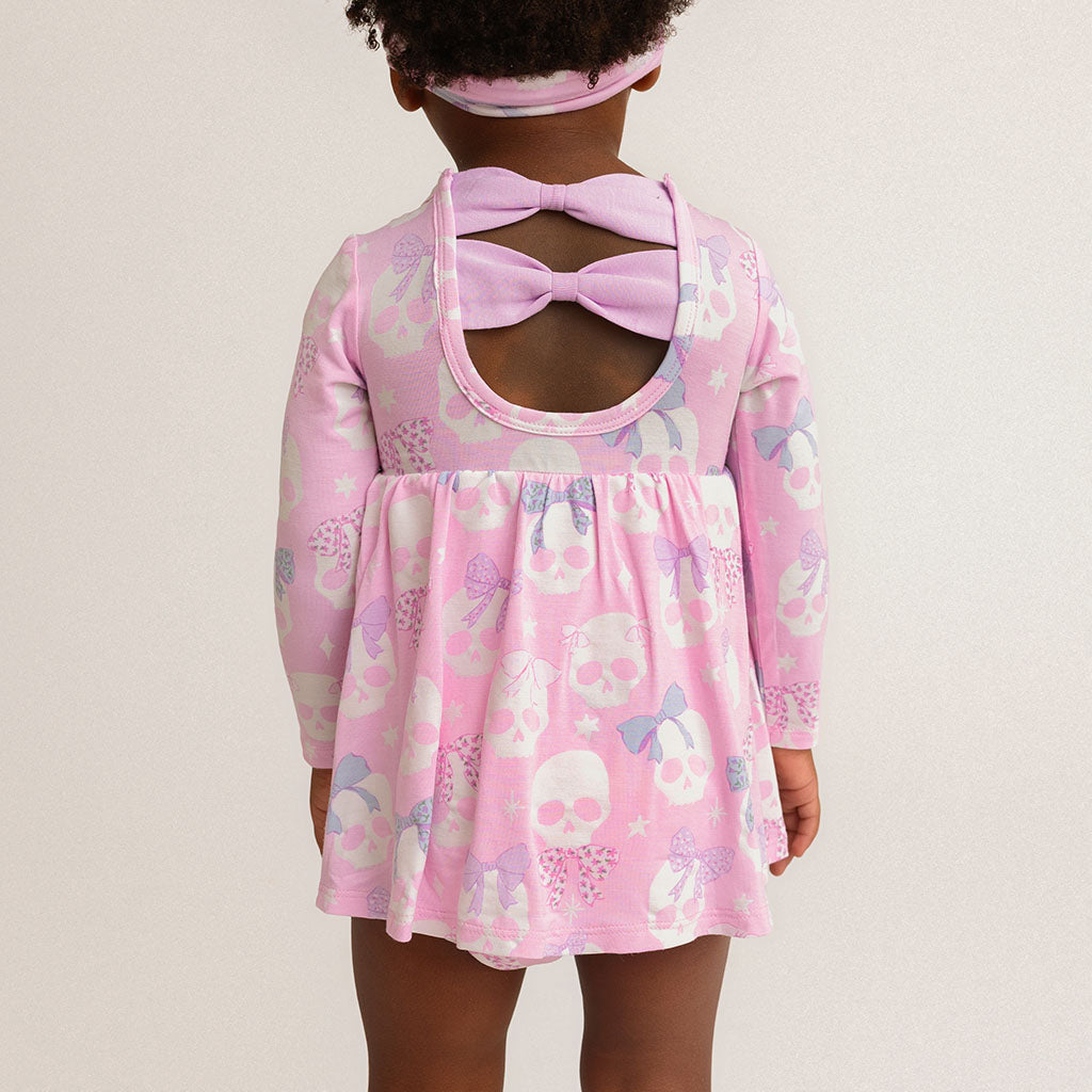 Ms. Kelly Bow Back Bodysuit Dress