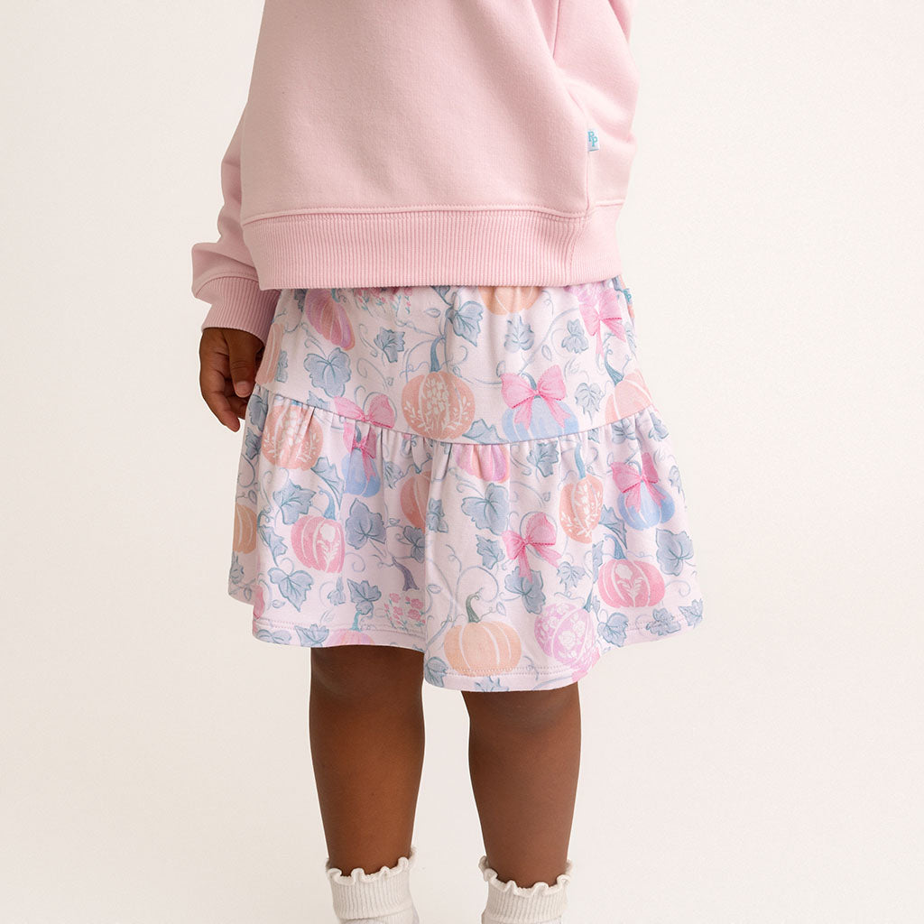 Posh Pumpkins French Terry Skater Skirt