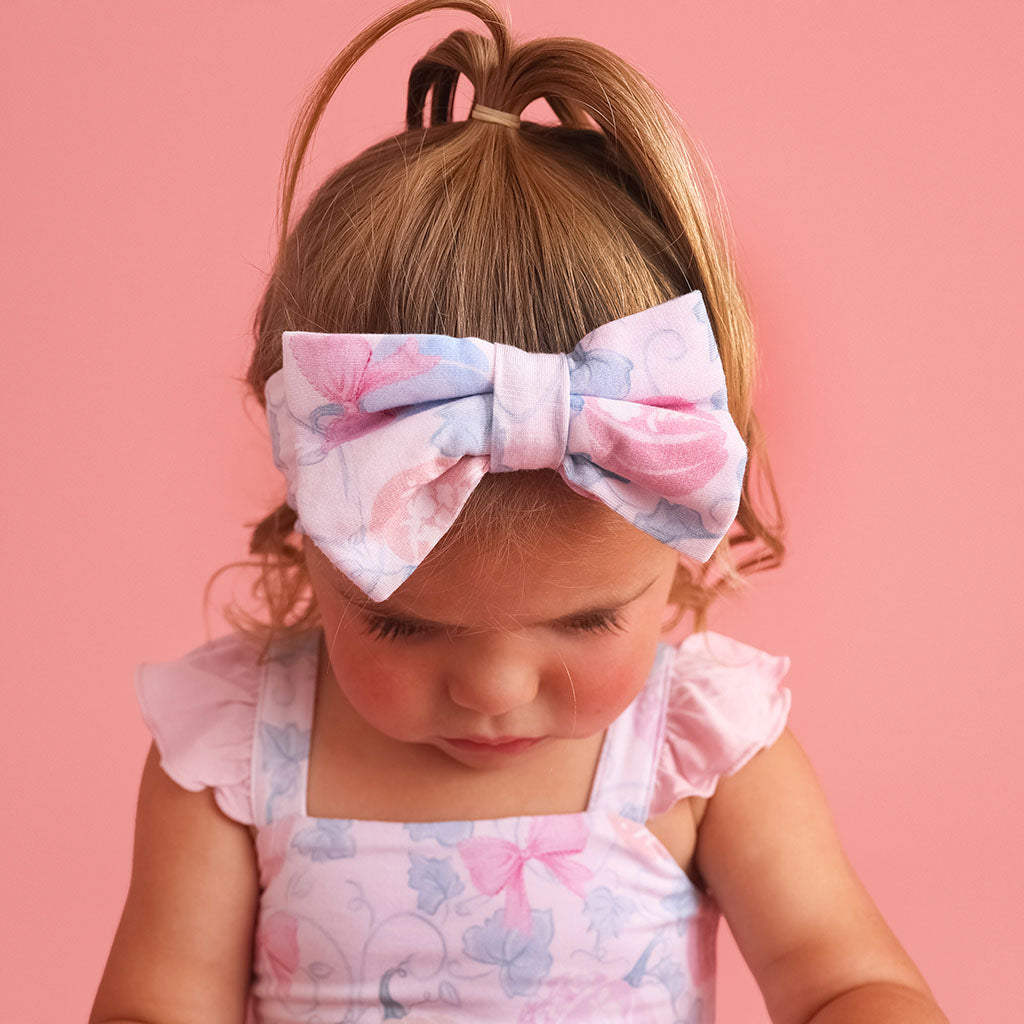 Posh Pumpkins Luxe Bow Headwrap