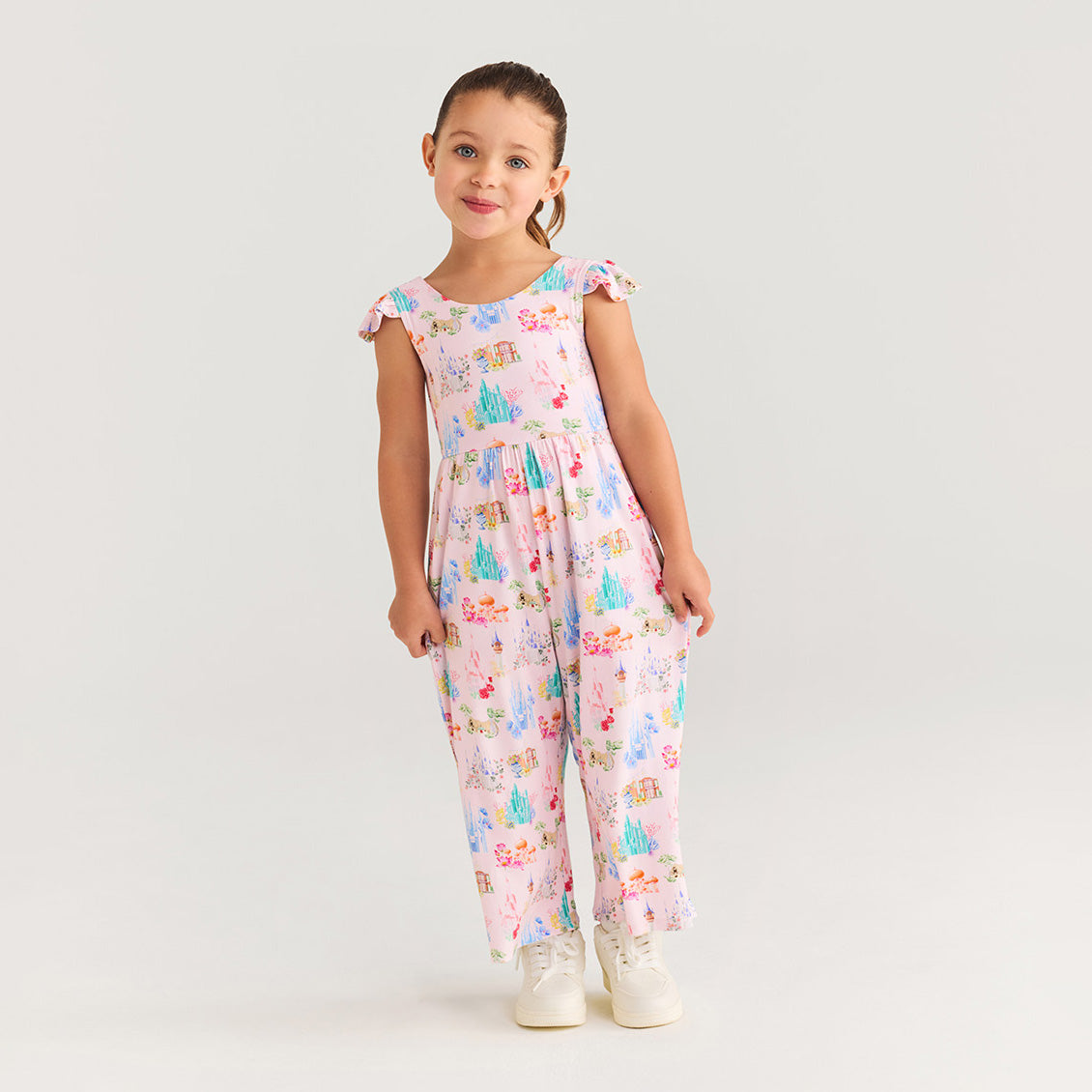 Disney Castles Scoop Back Jumpsuit