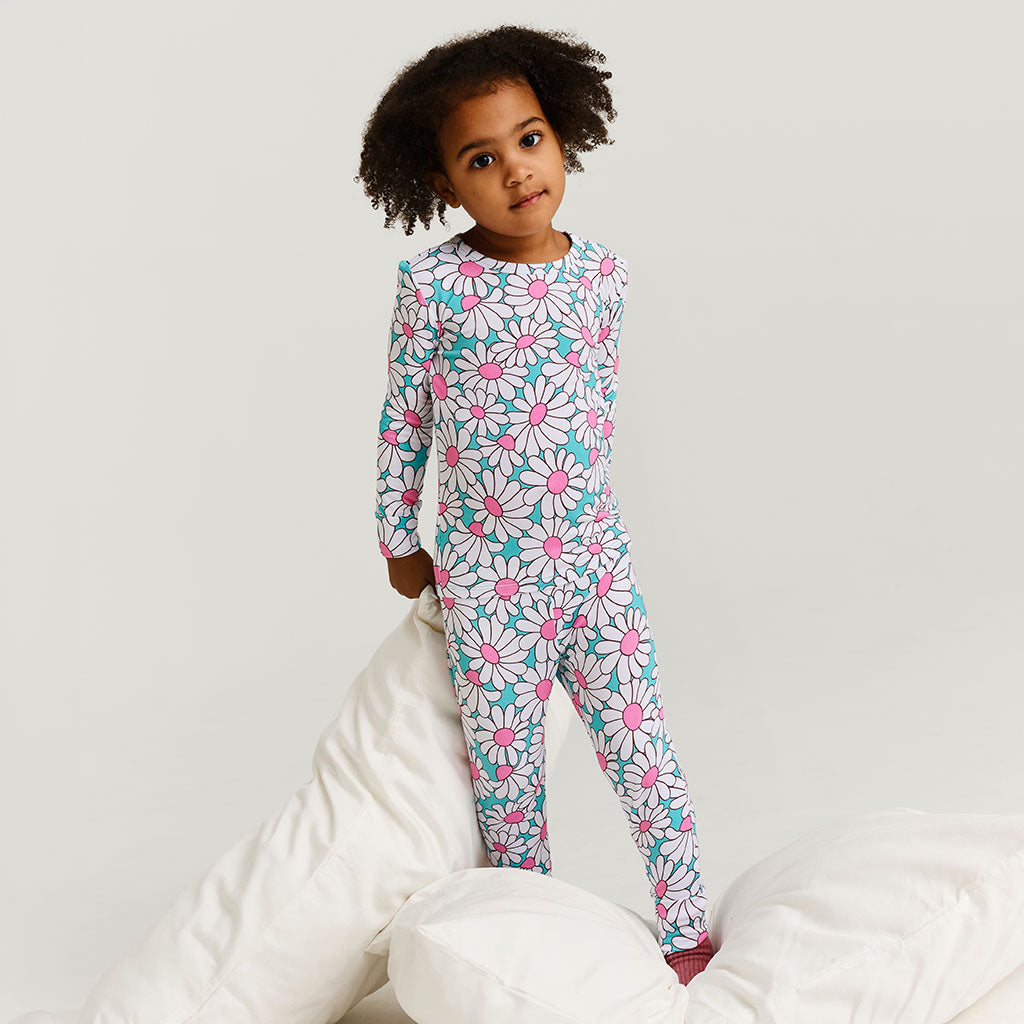 Retro Daisy Classic Pajama Set