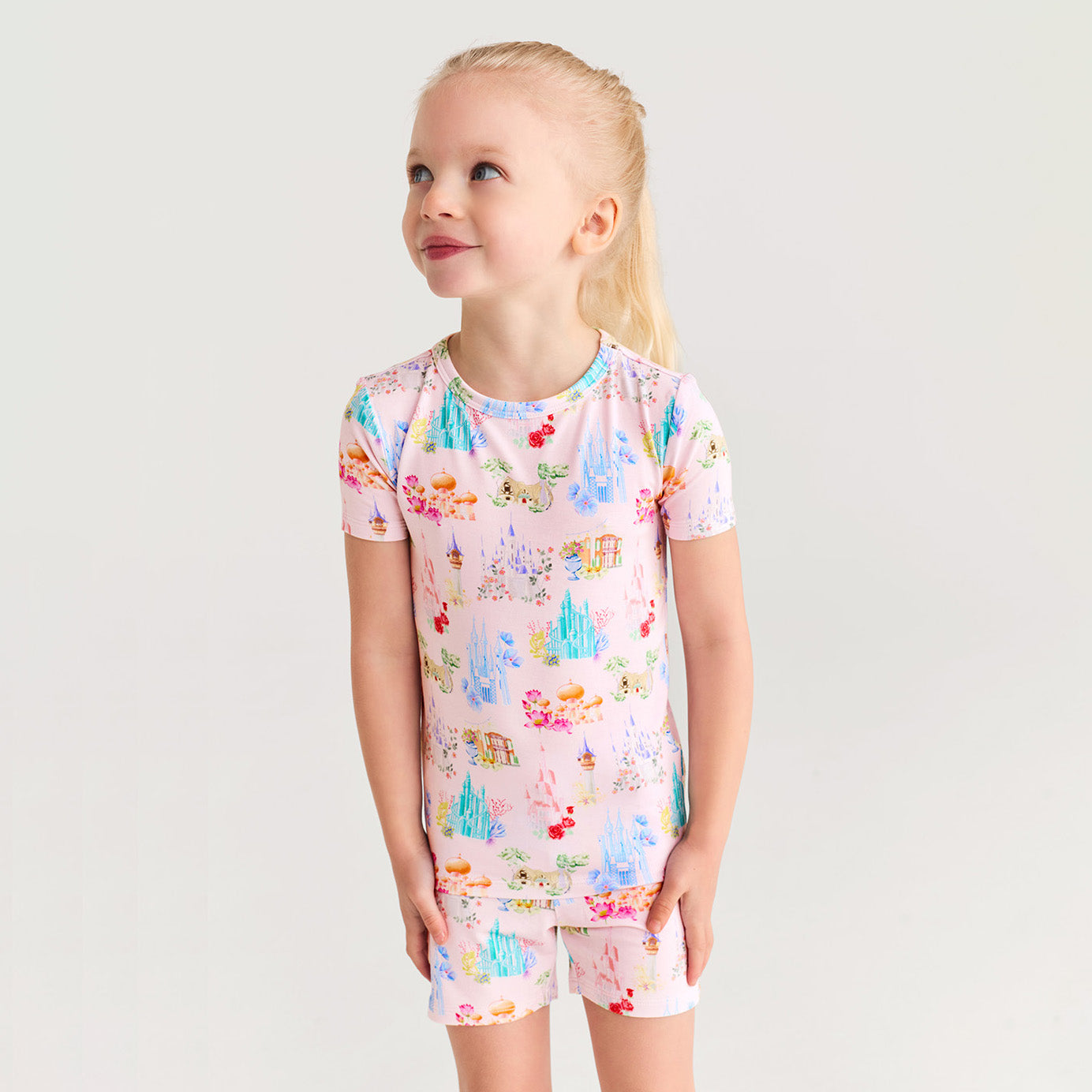 Disney Castles Classic Pajama Short Set