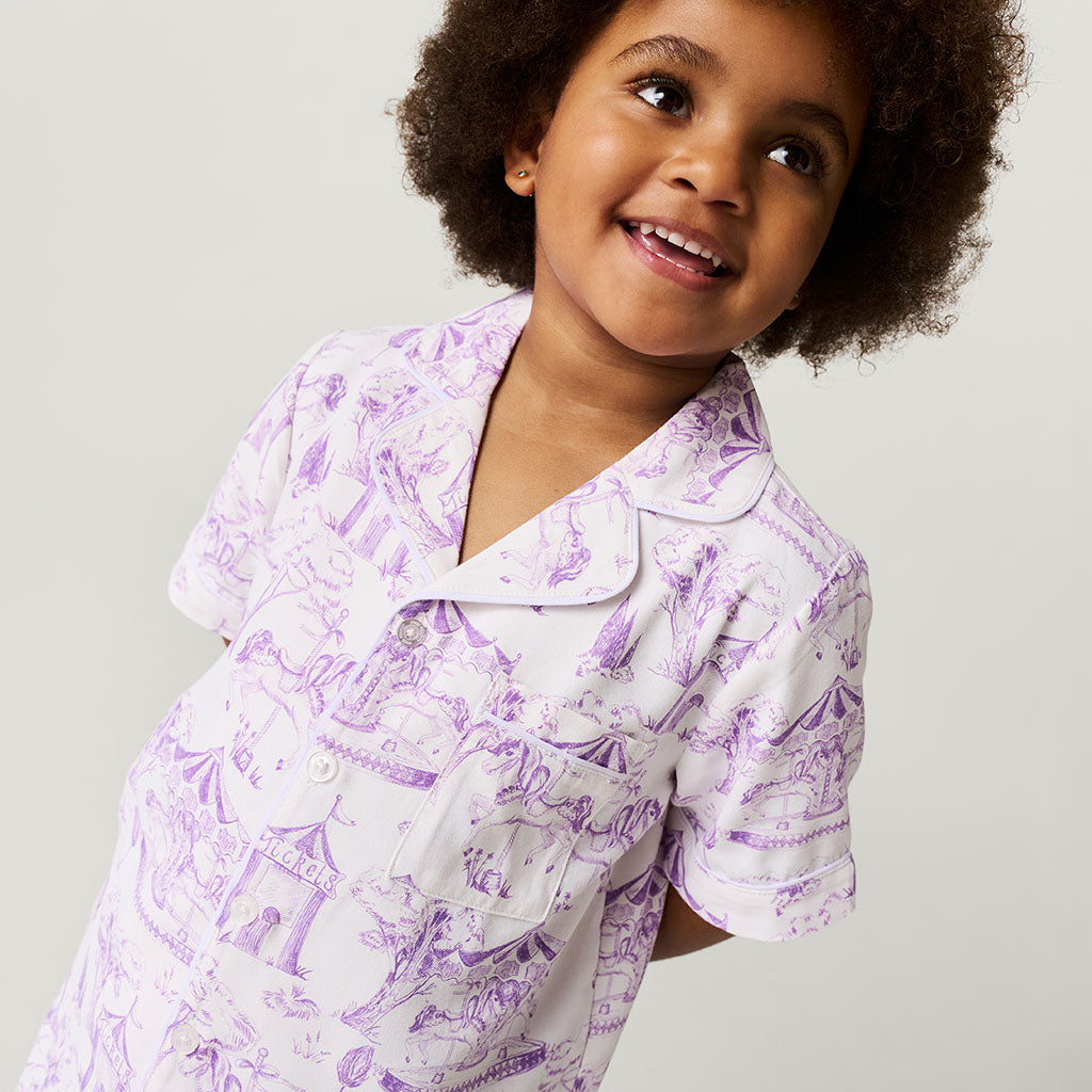 Babette Twill Pajama Short Set