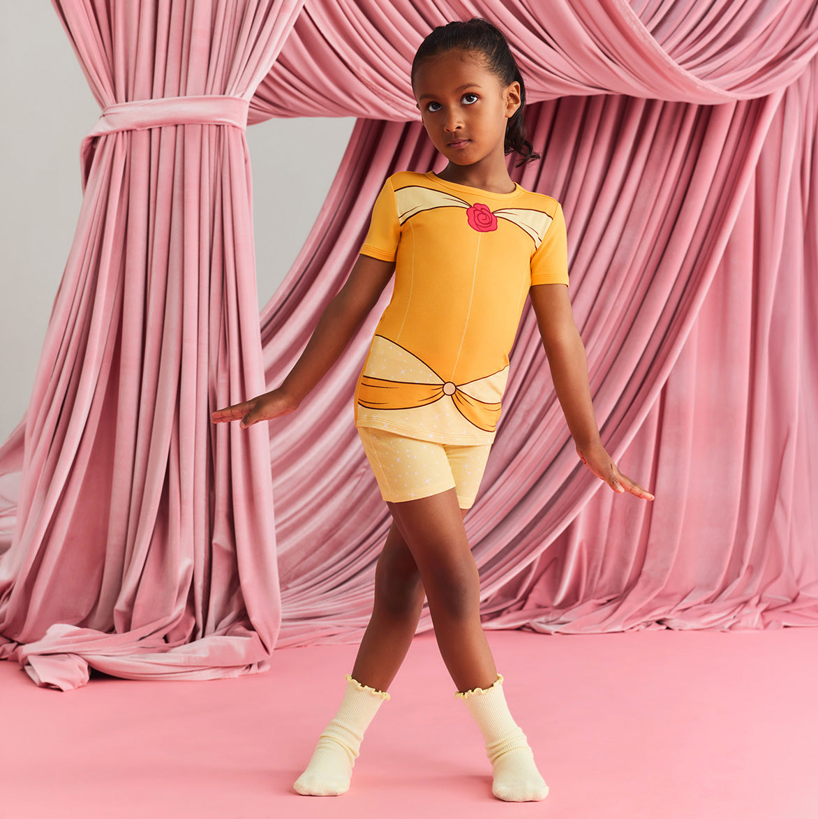 Disney Belle Pajama Short Set