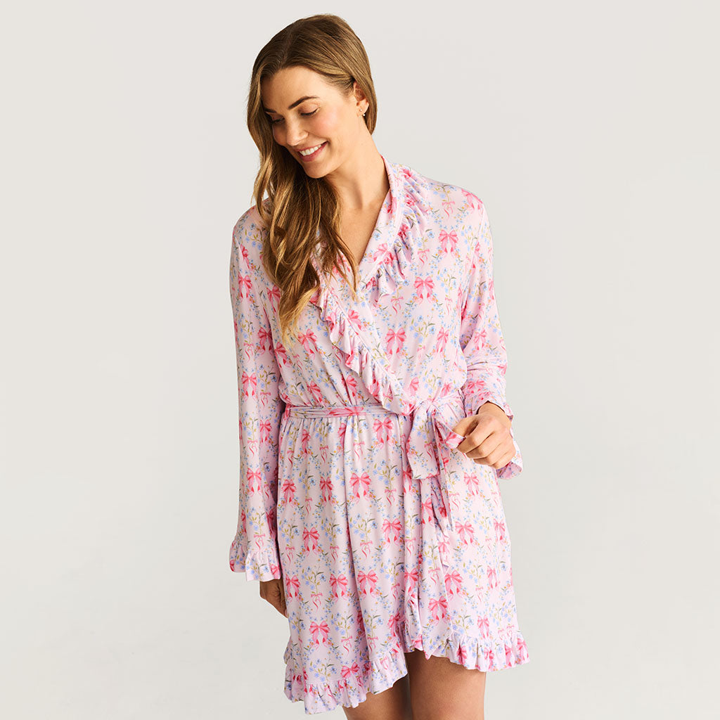 Harriet Women's Ruffled Luxe Robe