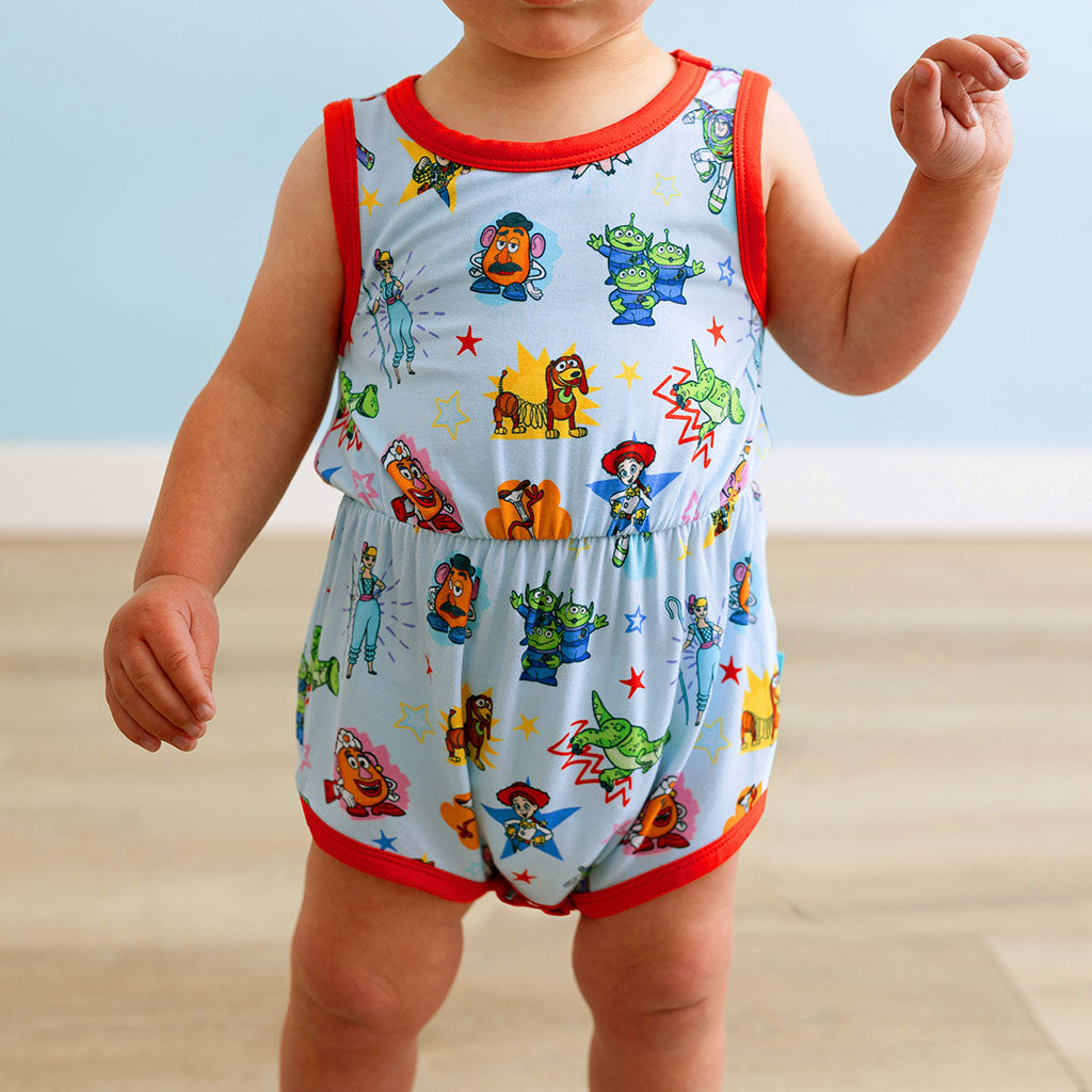 Disney Toy Story Time Varsity Romper