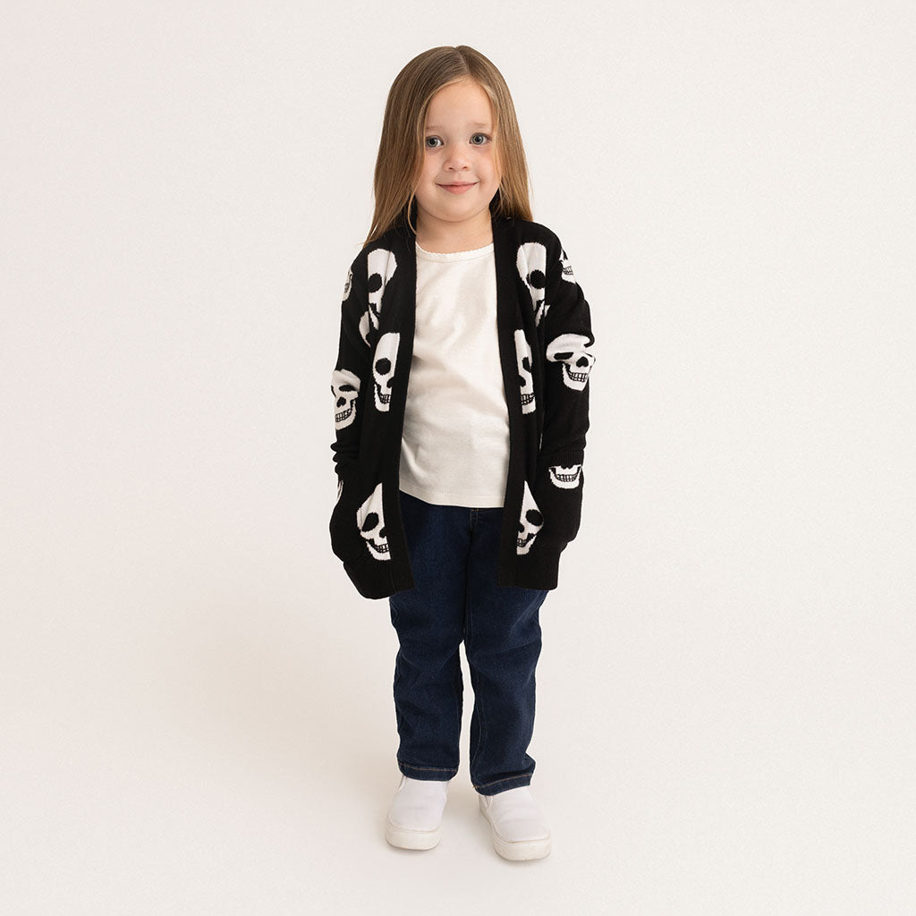 Classic Skelly Jacquard Cardigan
