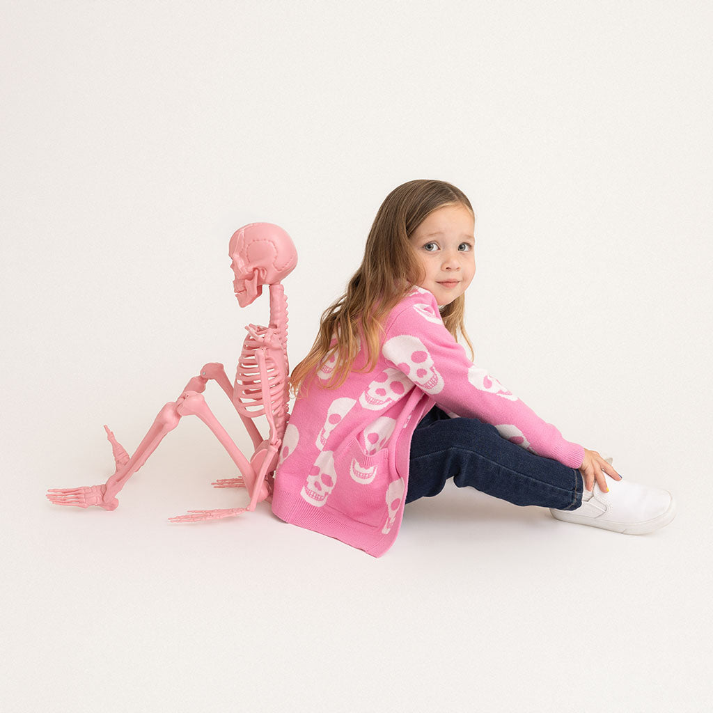 Posh Skelly Jacquard Cardigan