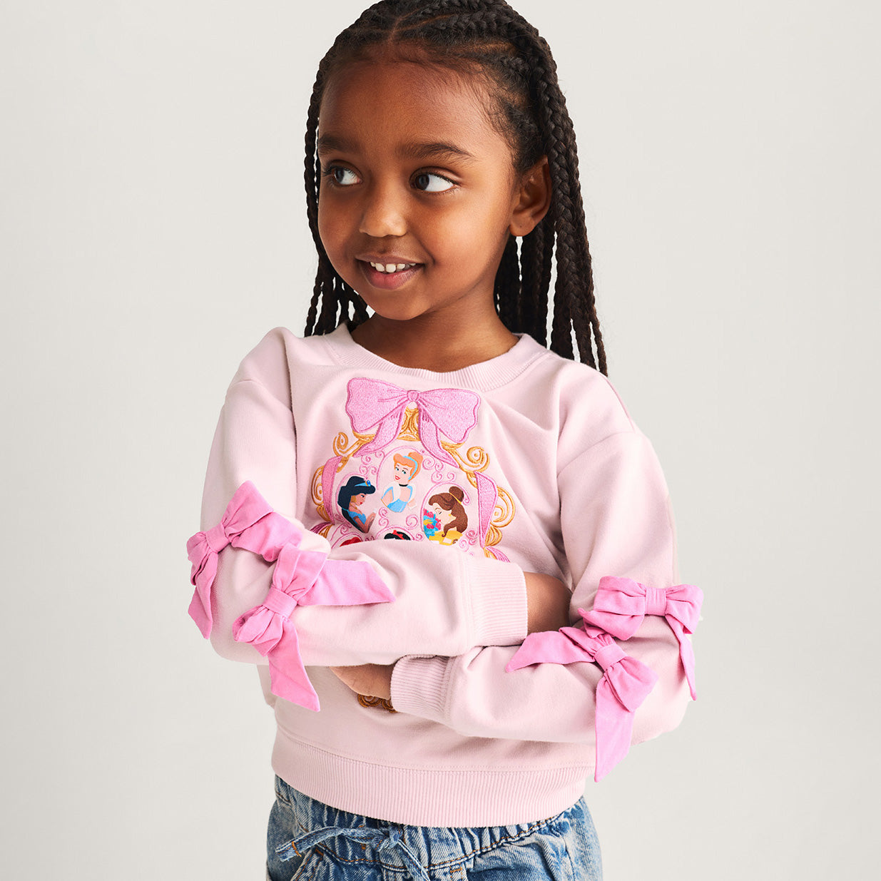 Disney Princess Fleece Bow Sweatshirt
