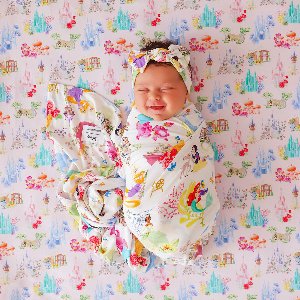 Disney Princess Ball Swaddle Headband Set