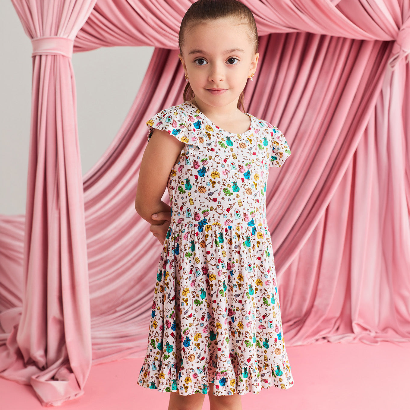 Disney Princess Friends Ruffled Twirl Dress