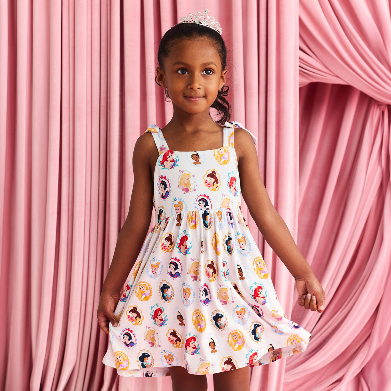 Disney Princess Portraits Bow Babydoll Dress