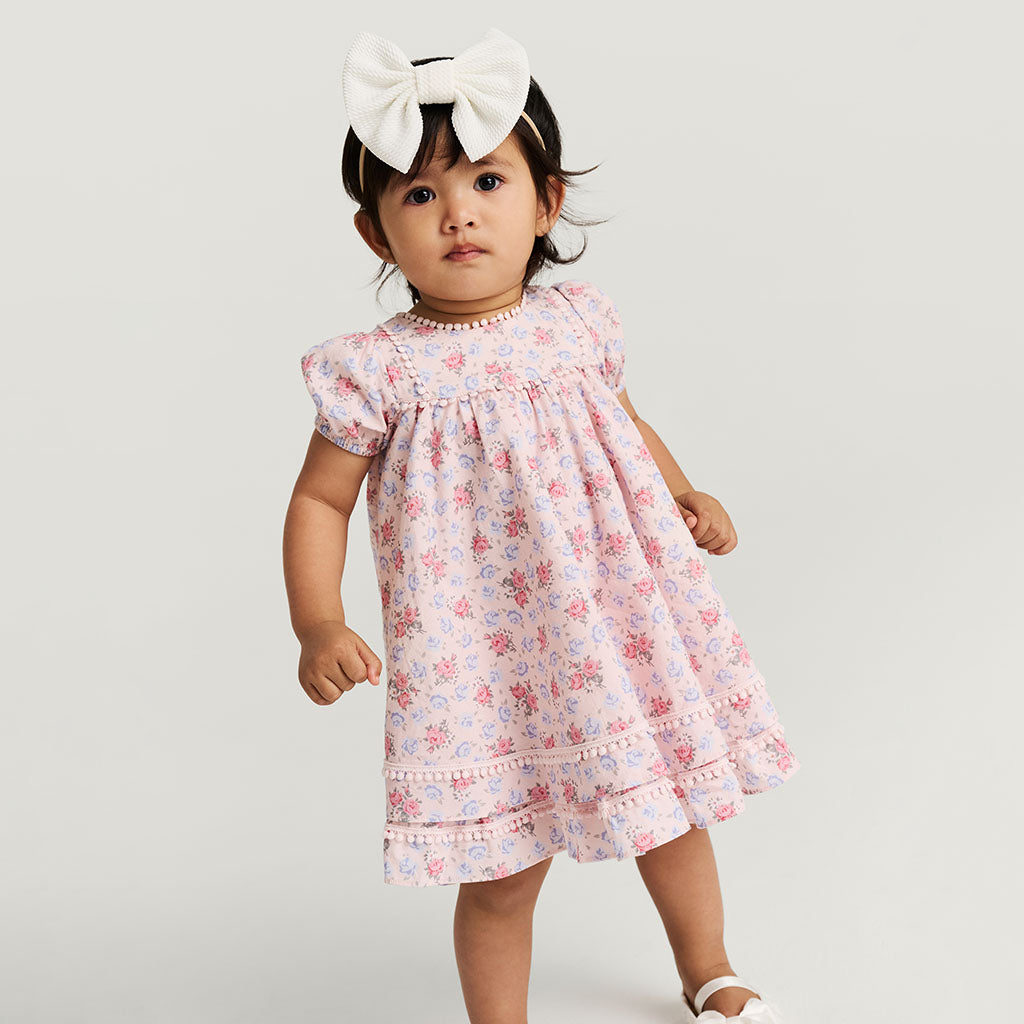 Laney Bamboo Challis Babydoll Dress