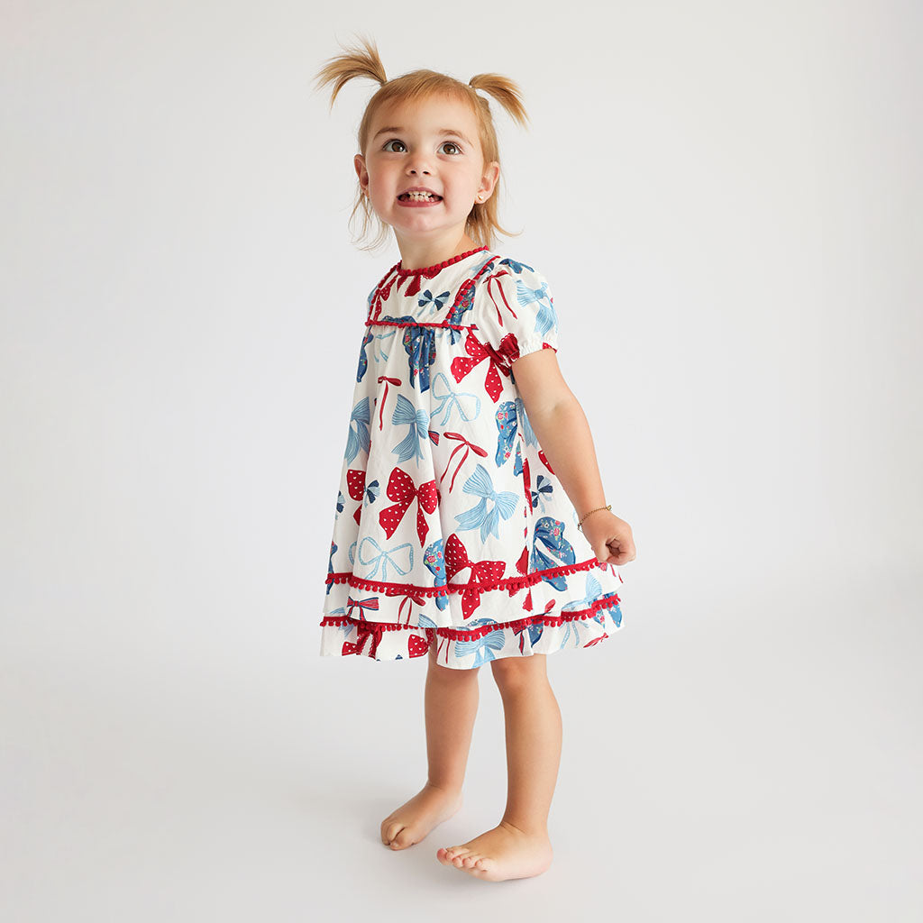 Martha Bamboo Challis Babydoll Dress