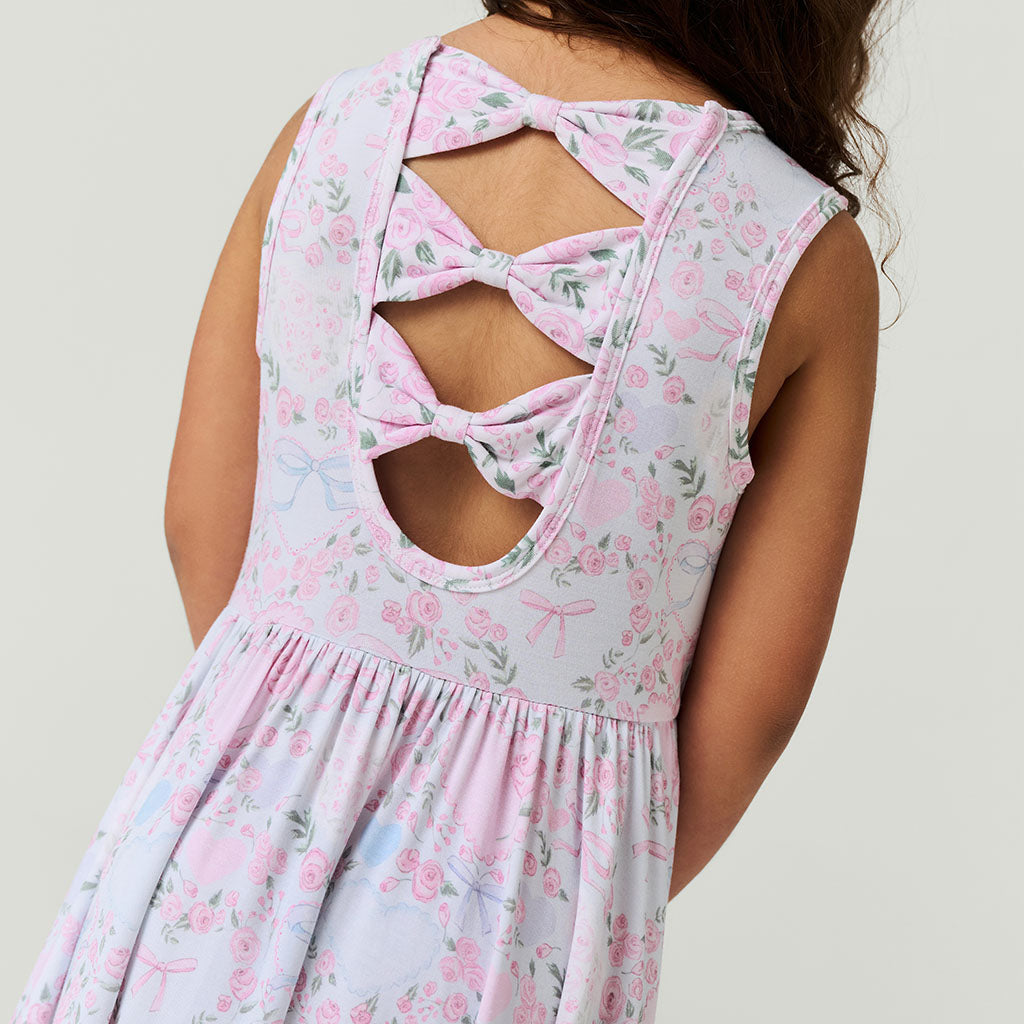 Josephine Bow Back Twirl Dress