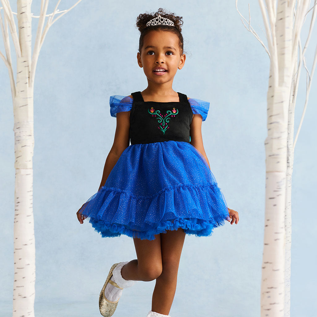 Disney Frozen Anna Velour Petticoat Dress