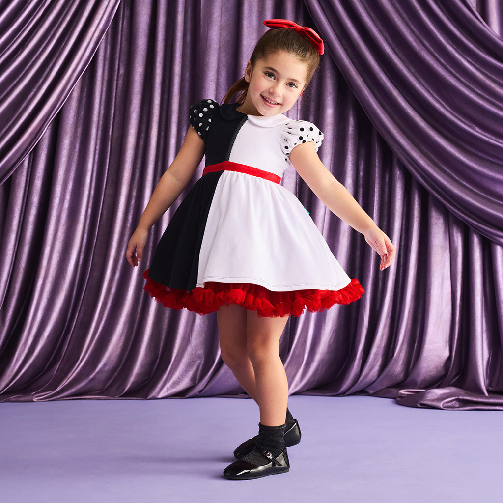 Disney Cruella Velour Tulle Dress