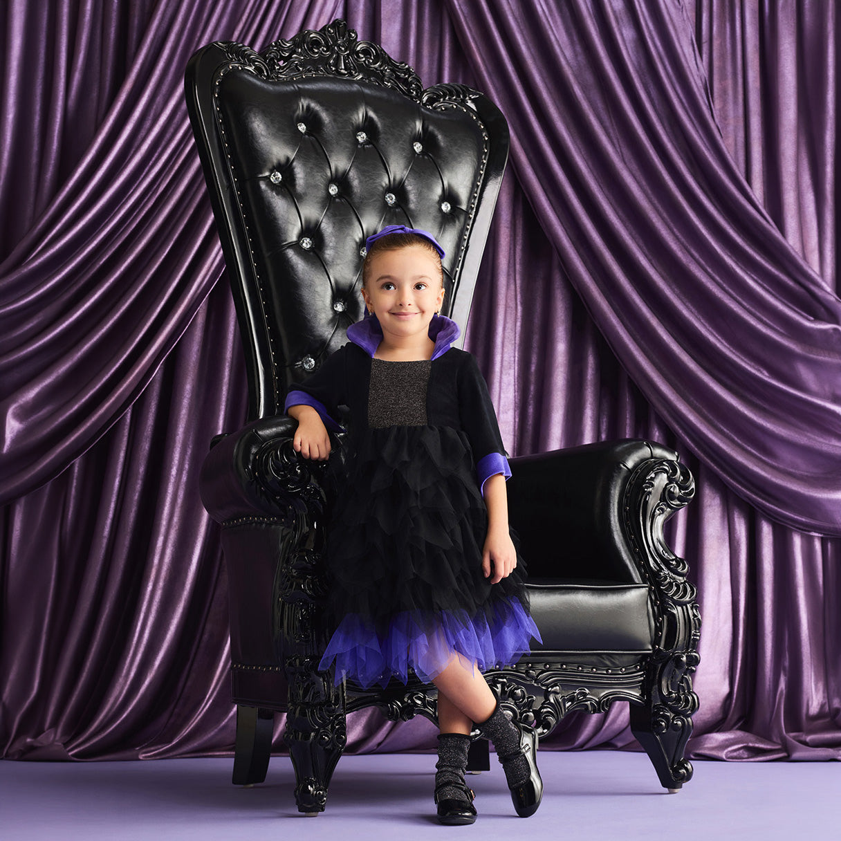 Disney Maleficent Velour Tulle Dress