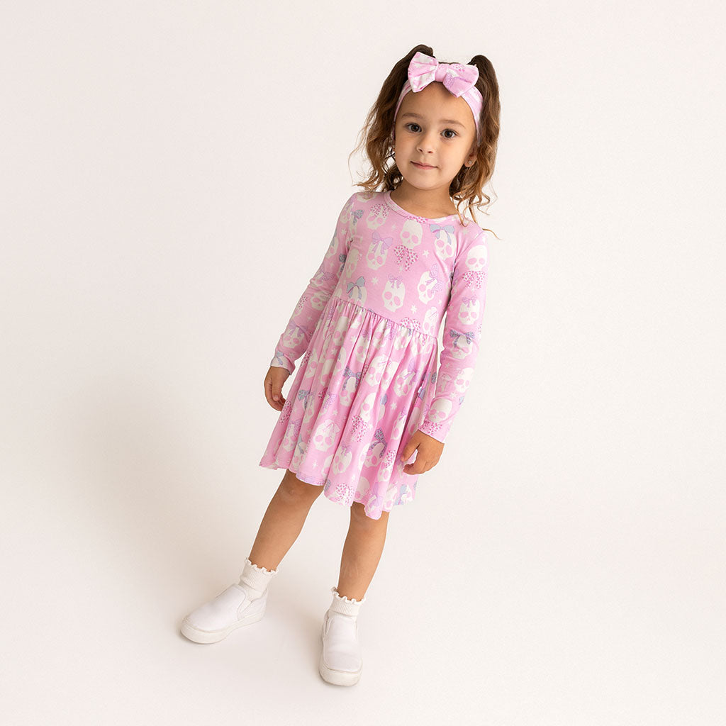Ms. Kelly Bow Back Twirl Dress